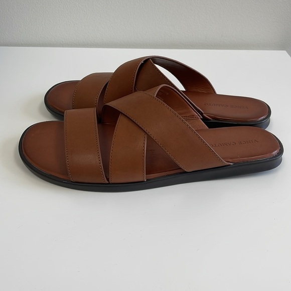 Vince Camuto VM Waely Cognac Men’s Sandals - Picture 3 of 6